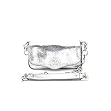 UPC 885427346401 product image for Tory Burch Classic Silver Leather Mini Cross-body Bag and Clutch | upcitemdb.com