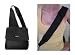 Sling Diaper Bag in Quilted Black