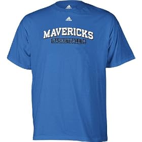Dallas Mavericks Light Blue NBA Double OT Short Sleeve Tee Shirt By Adidas by Men's S/S Button Shirts