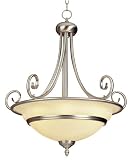 Bexhill Collection Brushed Nickel Pendant Chandelier