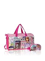 Disney Bolsa de viaje + Neceser Sofia (Rosa)