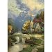 Schmidt Spiele - Thomas Kinkade, Kirchlein in den Bergen, 1.000 Teile