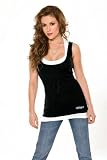 Toronto Blue Jays Women's 2-Layered Racer Back Tank Top - by Alyssa Milano