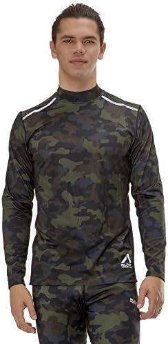 (AM3208) AL1VE Mens Camo Cold Gear Top in Green Camo Size: XL