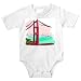 Onesie with California, San Francisco, bay, Golden Gate Bridge