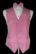 Tuxedo Vest - Venetian Collection Bubblegum with Coordinating Bowtie