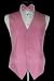 Tuxedo Vest - Venetian Collection Bubblegum with Coordinating Bowtie