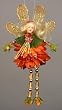 Orange Little Flower Fairy Flower Bud Fairy 6" Ornament