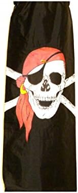 60 inch Pirate Red Bandana Nylon Windsock