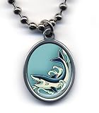 Hand Made Womens Retro 'TATTOO SHARK' Chain Necklace Pendant