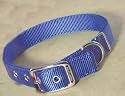 Double Thick Nylon Dog Collar, 1" x 24" Berry