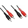 Cinchkabel, 5 Meter Verl�ngerung, Chinch auf Stecker-Kupplung * VA 160 SB-Polybeutel von profitec�