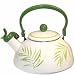 Kitchen & Housewares : Corelle Coordinates 2-1/5-Quart Whistling Teakettle, Bamboo Leaf