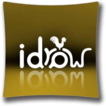 Sweety Heart Modern DIY Design Home Decorative Custom Idraw Golden Pillow Case (two sides),SDI