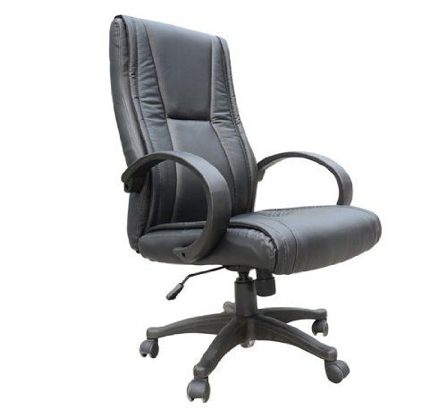 Frugah New Black Pu Leather Ergonomic Executive Office Chair Manager CEO Seat High Back On Sale