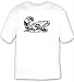 T-shirt with aquatic, black and white, whale, Japan, marine, sea, fish, monster, Asia, scary