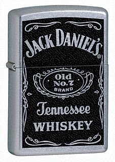 Street Chrome, Jack Daniels Label (ZI21043) Category: Zippo Lighters