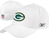 Green Bay Packers -White- Coach's Sideline Flex Fit Structured Hat