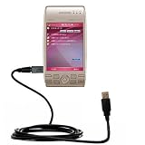 Gomadic for the Sharp Willcom WS003SH - Classic Straight USB Cable for the Sharp Willcom WS003SH with Power Hot Sync and Charge capabilities - Gomadic Brand w/ TipExchange Technology