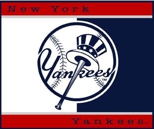 Buy New York Yankees All Star Collection Plush Blanket Throw by Biederlack
