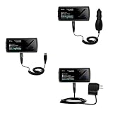 Deluxe Kit for the Cowon iAudio 7 includes a USB cable with Car and Wall Charger - Gomadic Brand w/ TipExchange Technology