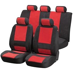 Autositzbezug Aerotex Aquilo schwarz rot