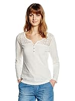 Springfield Camiseta Manga Larga (Blanco)