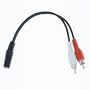 RiteAV - 3.5mm to RCA Stereo Male Cable - 6 inch