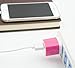 Wall Charger, OKRAY [3-Pack] 5V/1AMP 1-Port USB Wall Home Travel Charger Plug Power Adapter For iPhone 6/6 plus 5S 5 4S,Samsung Galaxy S6 S5 S4 S3,HTC One M8 M9,LG G2 G3,Blackberry,Motorola And More (Blue Green Pink)