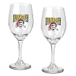 Pittsburgh Pirates MLB 2pc Wine Glass Set - Primary Logo