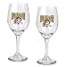 Pittsburgh Pirates MLB 2pc Wine Glass Set - Primary Logo by Great American Products