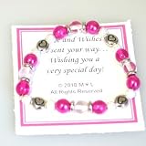 Pink Love and Wishes Gift Bracelet - Jewelry for Girls