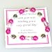 Pink Love and Wishes Gift Bracelet - Jewelry for Girls