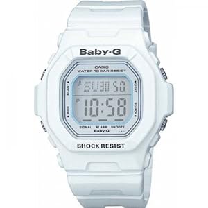 Baby-G Casio Ladies Digital Watch BG-5600WH-7ER with Resin Strap Baby-G Casio Ladies Digital Watch BG-5600WH-7ER with Resin Strap