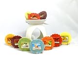 Yankee Candle - White Plain Tart Burner With 10 Fruit Wax Potpourri Tarts (Incl. 1x Vanilla Lime, 1x Mango Peach Salsa, 1x Sicilian Lemon, 1x Sweet Strawberry, 1x Bahama Breeze, 1x Fruit Fusion, 1x Cranberry Chutney, 1x Black Cherry, 1x Mandarin Cranberr