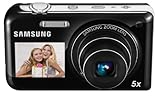 Samsung EC-PL170 Digital Camera with 16 MP and 5x Optical Zoom (Black)