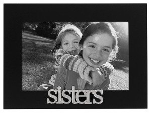 Sisters Photo Frame - Black (4x6)