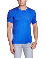 REPLAY Camiseta Manga Corta (Azul Royal)