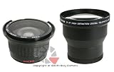Brand New Professional 3X Telephoto & 0.42X Wide Angle Macro Lens for Canon Powershot S1 IS