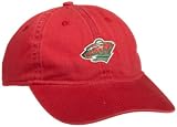 NHL Women's Basic Slouch Adjustable Cap (Minnesota Wild, One Size Fits All)