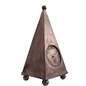 Hen-Feathers Obelisk Clock - Copper