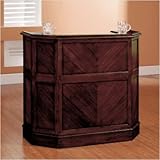 Ambassador 5-Sided Bar in Medium Brown Cherry - Hillsdale Furniture - 6124- ....