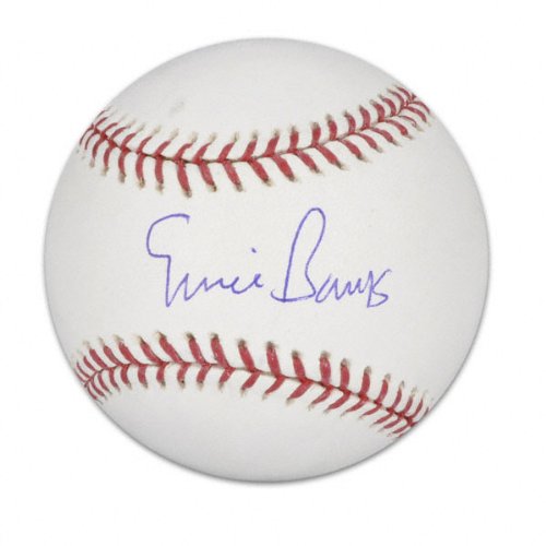 Ernie Banks Autographed MLB Baseball (Chicago Cubs)