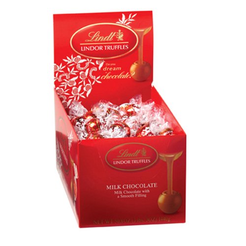 Lindt Lindor Chocolate Truffle Milk Chocolate, 120-Count Truffles