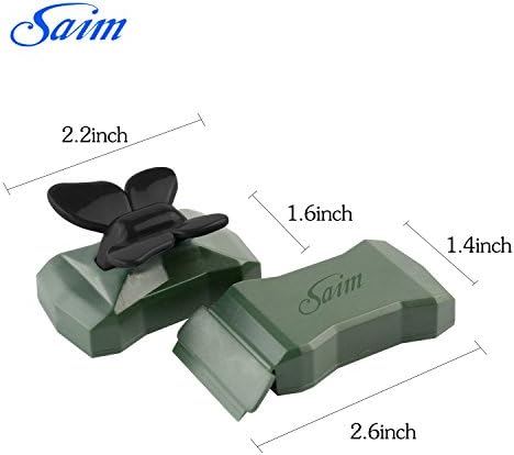 Saim® Aquarium Algae Cleaning Magnet Glass Aquarium Cleaner, Mini (Black Handle)