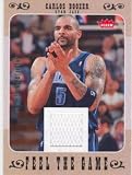 2007 Fleer Authentic Carlos Boozer Game-Worn Jersey Card