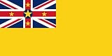 Niue Flag Sheet of 21 Photo Gloss Stickers