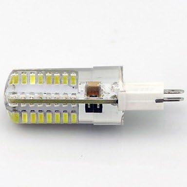 Bulb, G9 64x3014 SMD 4W 260LM AC 220V Led Bulbs White Warm White Silica Gel Lamp ( Color : White )