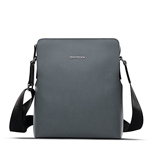Teemzone Men Leather Business Tote Laptop Messenger Bag