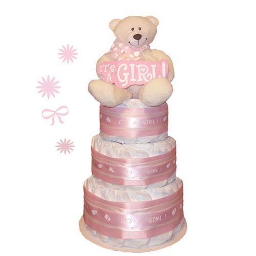 Tumbleweed Babies 1114023 Its A Girl Baby Cake 3 Tier Tumbleweed Babies 1114023 Its A Girl Baby Cake 3 Tier